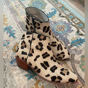 Boden Leopard Booties